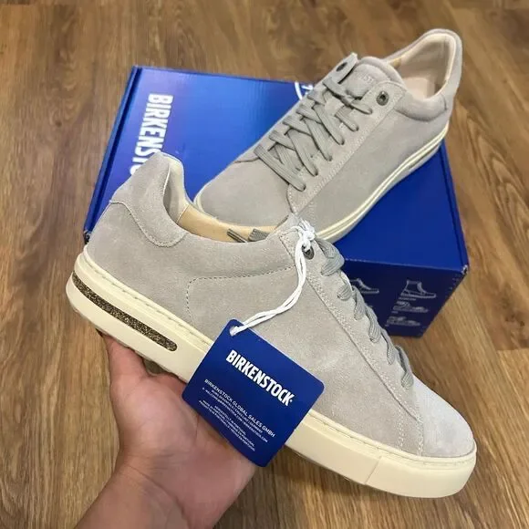 BIRKENSTOCK Ben low stone coin suede lace up shoes sneakers women’s eur 39 new - Picture 2 of 9